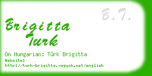 brigitta turk business card